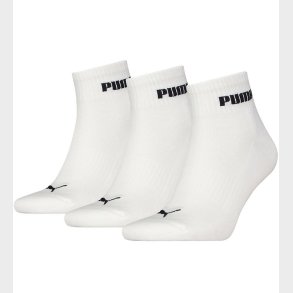 Puma Ankelstr�mper - 3-pak - Quarter - Hvid