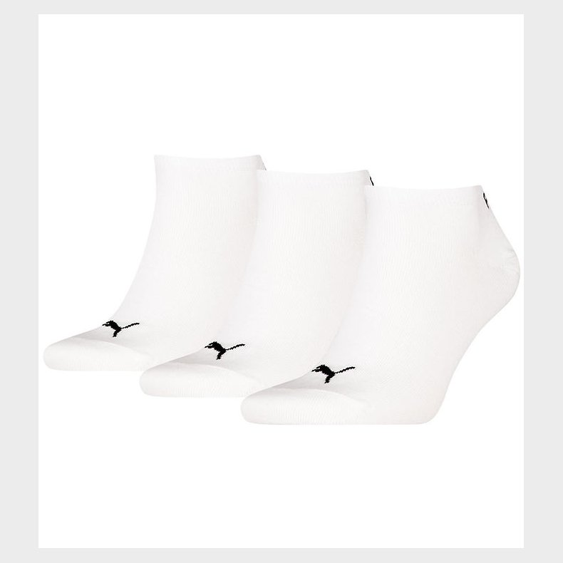 Puma Ankelstrmper - 3-pak - Sneaker - Hvid