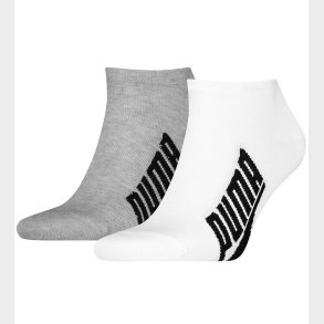 Puma Ankelstrmper - 2-pak - Sneaker - Lifestyle - Hvid/Gr/Sort