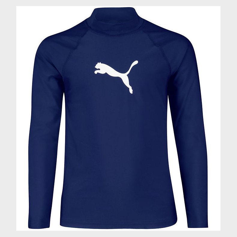 Puma Badebluse - UV50+ - Navy m. Logo