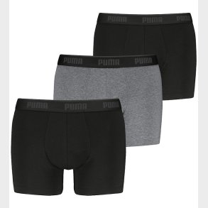 Puma Boxershorts - 3-pak - Comfort Stretch - Men - Sort/Gr