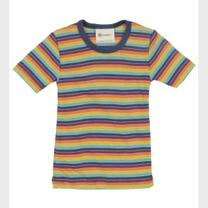 Engen T-Shirt - Uld/Silke - Multicolour