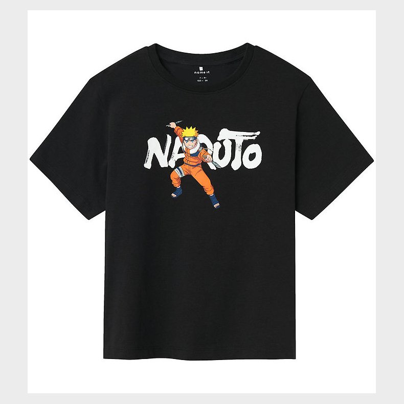 Name It T-shirt - Naruto - NkmOdal - Black m. Print
