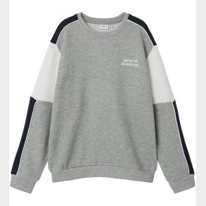 Name It Bluse - NkmRicce - Grey Melange