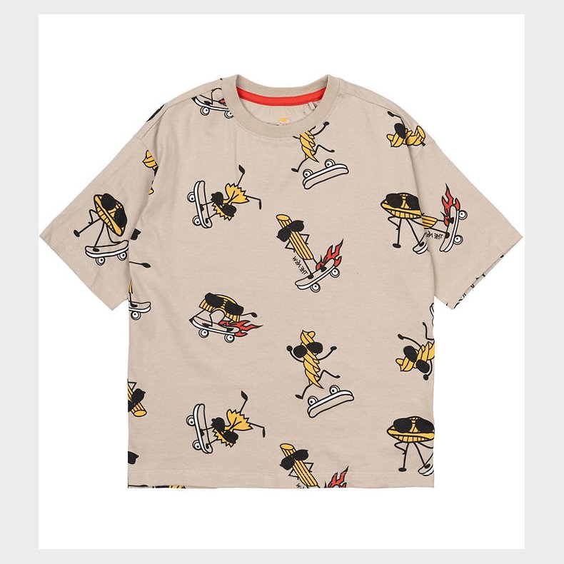 The New T-shirt - TnNarfalle - Feather Gray AOP