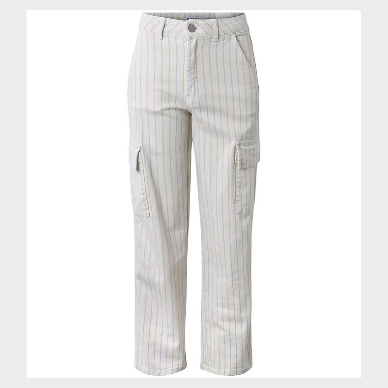 Hound Jeans - Hvid/Lysebl m. Striber