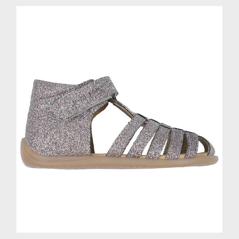 Pom Pom Sandaler - Starters Velcro Braid - Multi Glitter