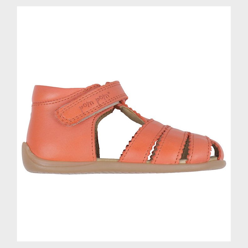 Pom Pom Sandaler - Starters Scallop Velcro - Rose Melon