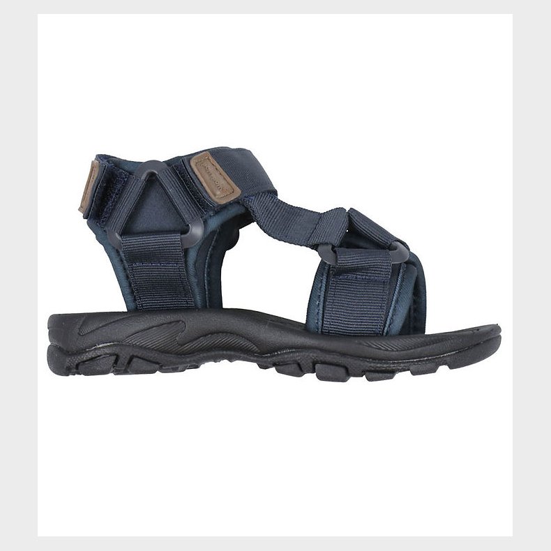 Pom Pom Sandaler - Trecking Velcro - Navy