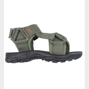 Pom Pom Sandaler - Trecking Velcro - Hunter Green