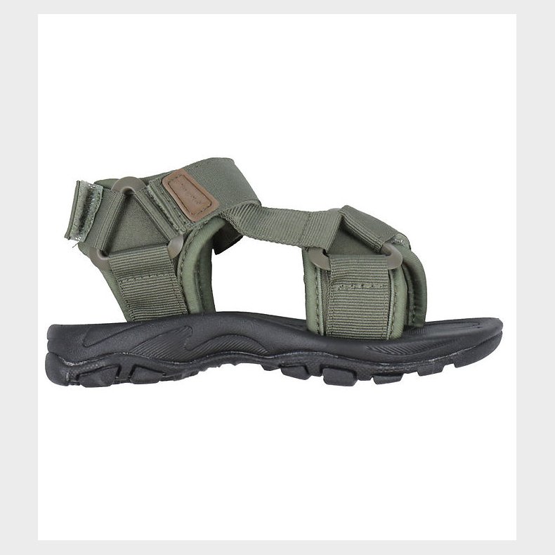 Pom Pom Sandaler - Trecking Velcro - Hunter Green