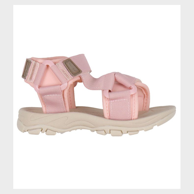 Pom Pom Sandaler - Trecking Velcro - Bright Rose