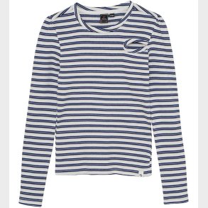 Indian Blue Jeans Bluse - Rib - Blueprint m. Striber