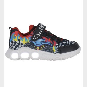 Geox Blinkesko - J Wroom - Sort/Rd