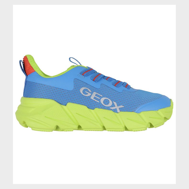Geox Sko - J Flexyper Fast - Royal/Lime