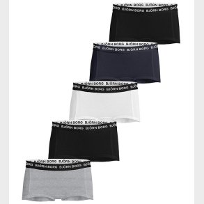 Bjrn Borg Hipsters - 5-pak - Gr/Hvid/Sort/Bl