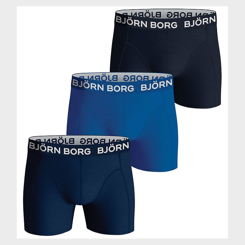 Bjrn Borg Boxershorts - 3-pak - Bl