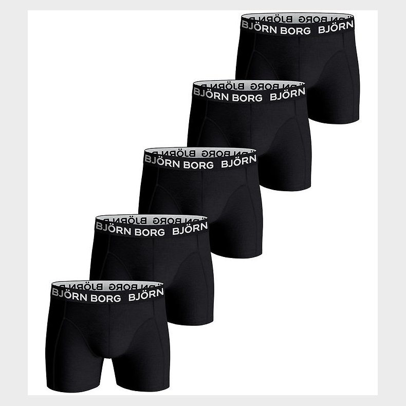 Bjrn Borg Boxershorts - 5-pak - Sort