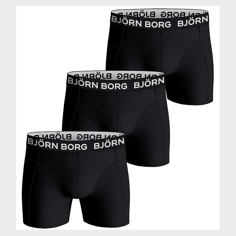 Bjrn Borg Boxershorts - 3-pak - Sort