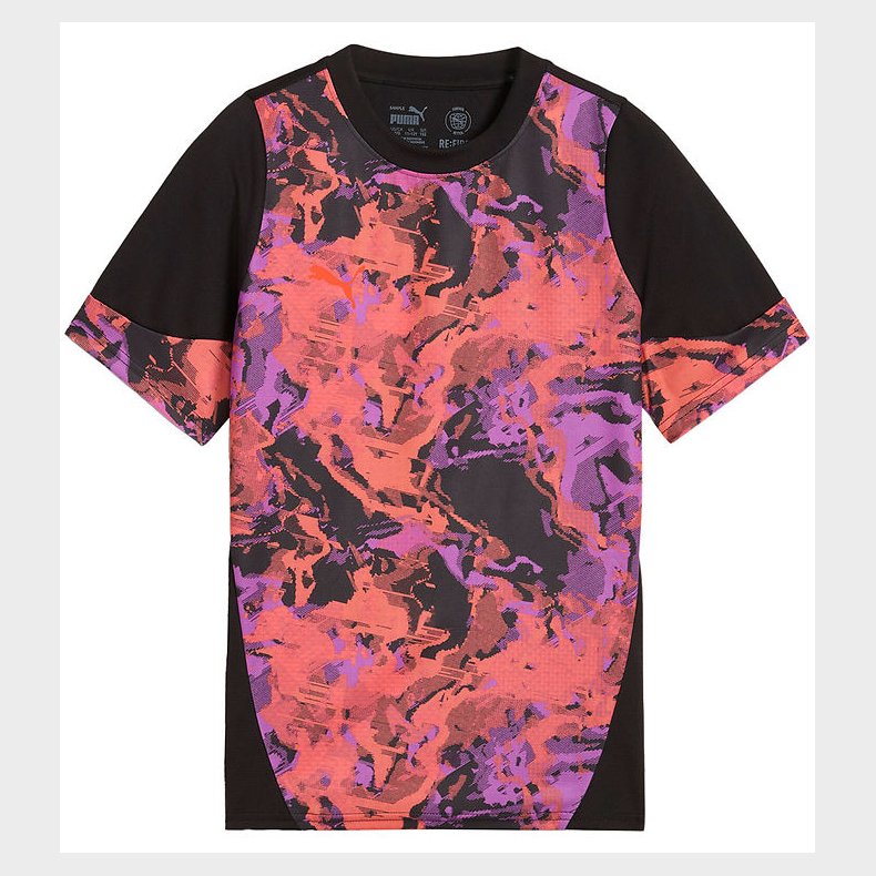 Puma T-shirt - IndividualCUP Jr - Sort m. Print