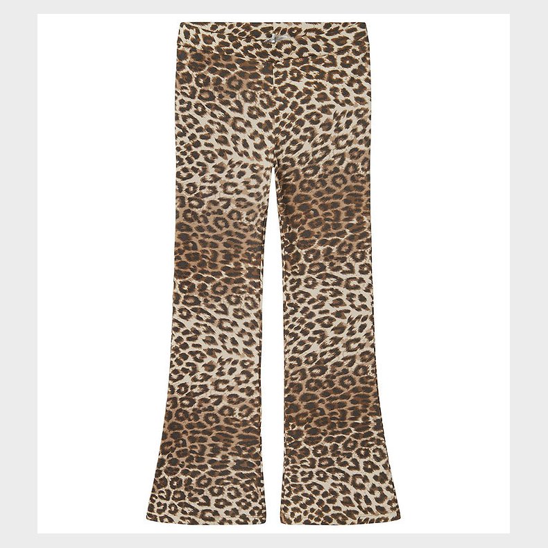 Name It Bukser - NmfNuni - Turtledove m. Leopardprint