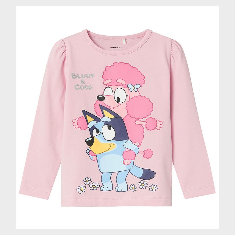 Name It Bluse - NmfOddny Bluey - Corsage m. Print