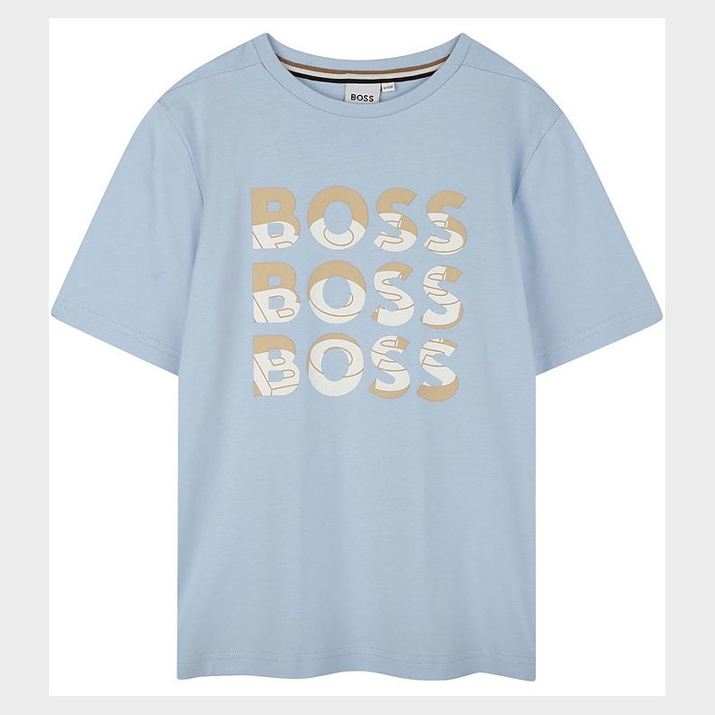 BOSS T-shirt - Persian Blue m. Print