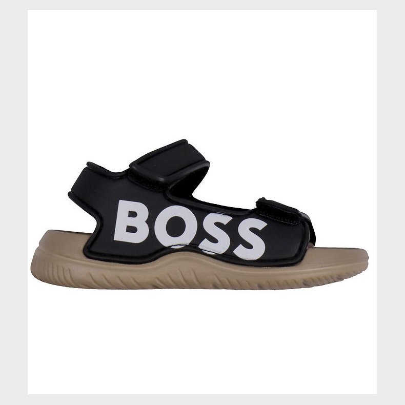 BOSS Sandaler - Sort/Hvid