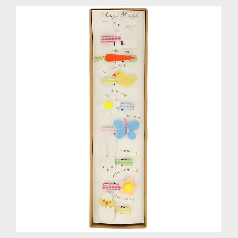 Meri Meri Hrspnder - 8-pak - 5 cm - Easter