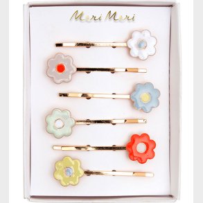 Meri Meri Hrnle - 6-pak - Emalje - Daisy - 5,5 cm - Blomster