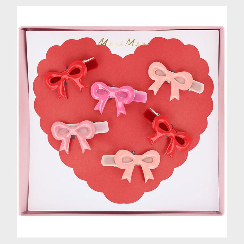 Meri Meri Hrspnder - 6-pak - Emalje - Sljfer - 4 cm - Clips