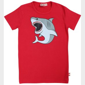 DYR-Cph T-shirt - Growl T - R�d m. Hvidhaj