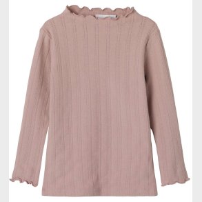 Name It Bluse - NmfRaria - Pale Mauve m. Hulmnster