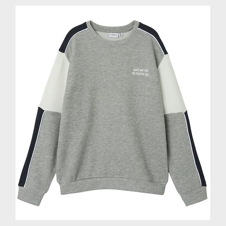 Name It Bluse - NmmRicce - Grey Melange