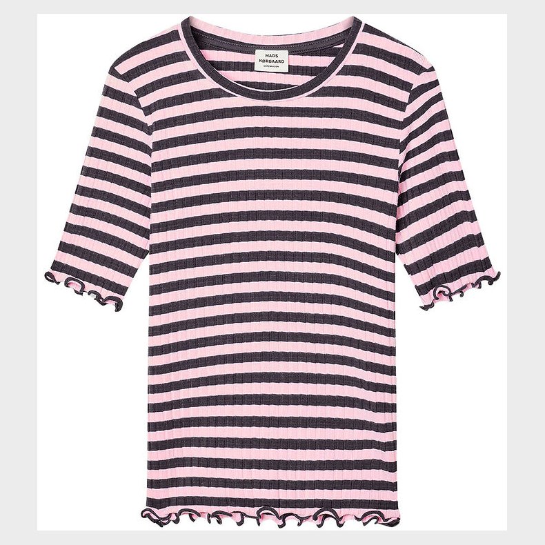 Mads Nrgaard T-shirt - Rib - Tuviana - Parisian Night/Parfait P