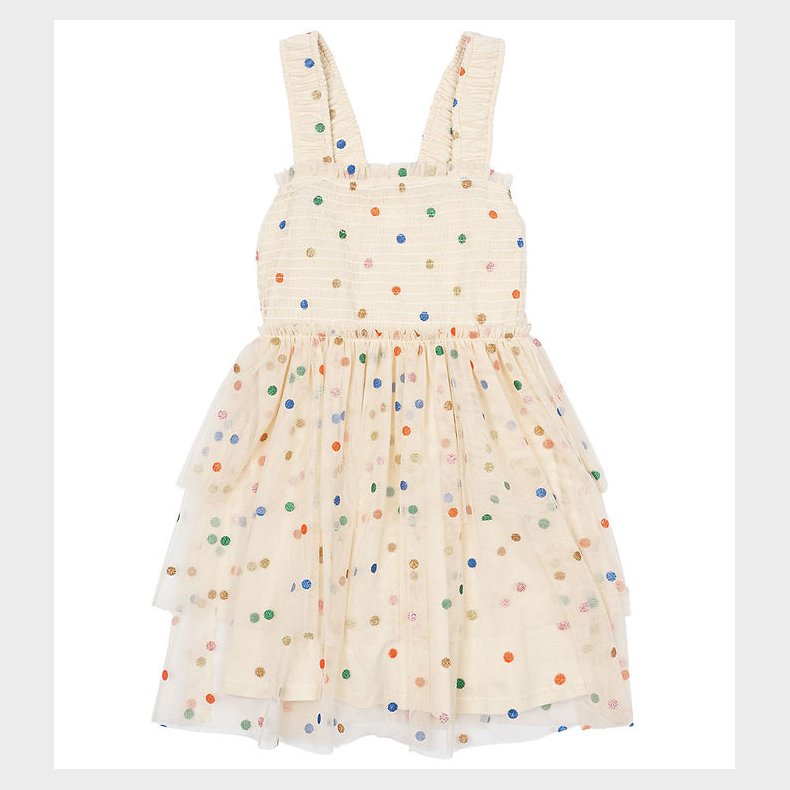 The New Kjole - TnNaria - Tyl - White Swan/Prikker