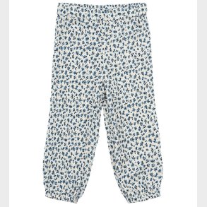 The New Siblings Bukser - TnstNikita - White Swan/Bl� Blomst