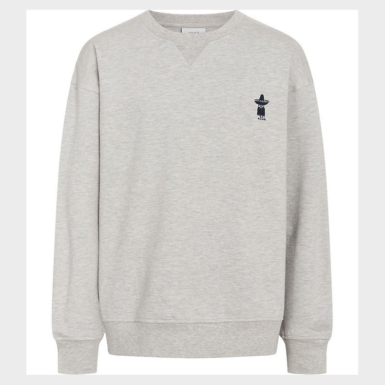 Grunt Sweatshirt - GrAlsjo - Grmeleret m. Print