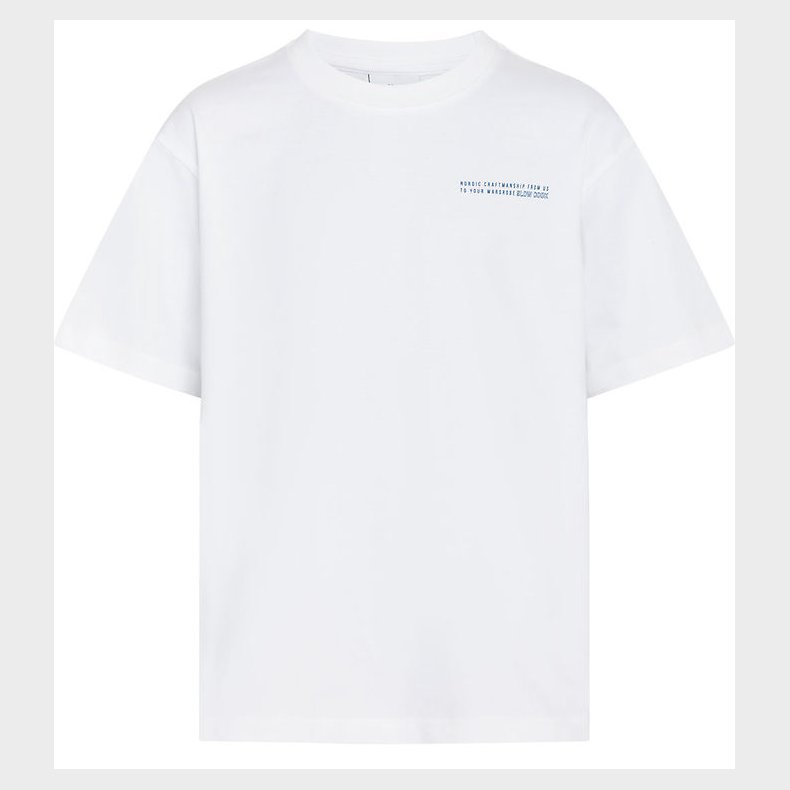 Grunt T-shirt - GrPoebla - Hvid m. Print