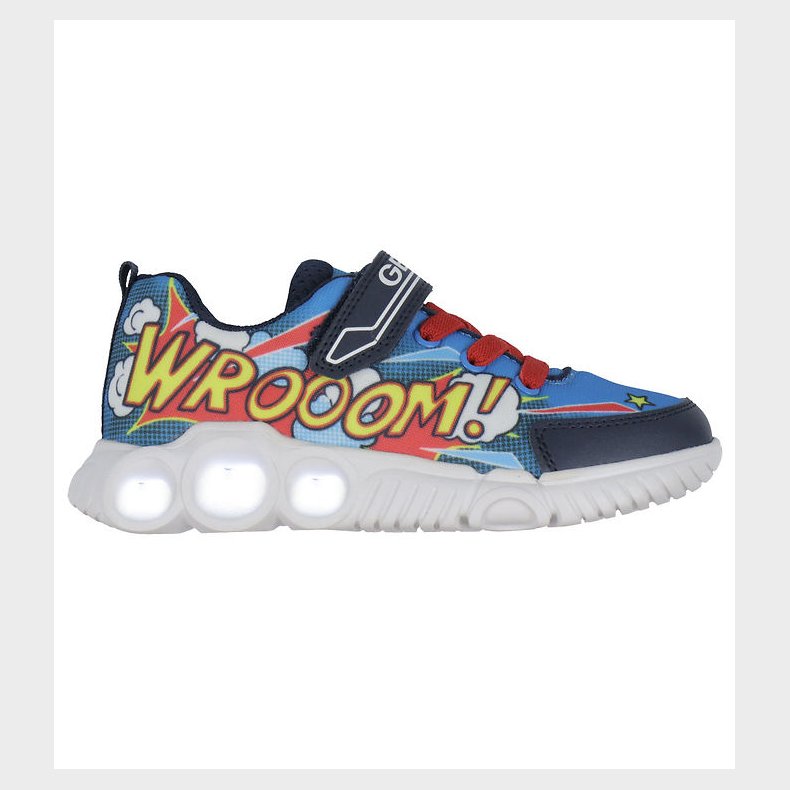 Geox Blinkesko - J Wroom - Royal/Red