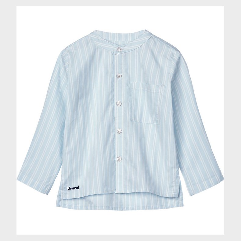 Liewood Skjorte - Ashton - Pure Sky/Creme De La Creme