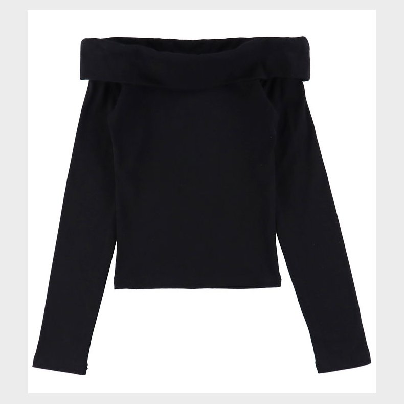 Grunt Bluse - Croped - GrTavi - Sort