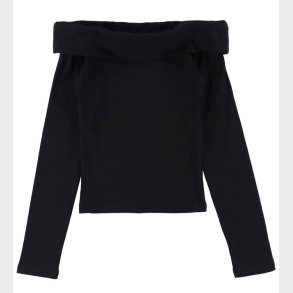 Grunt Bluse - Croped - GrTavi - Sort