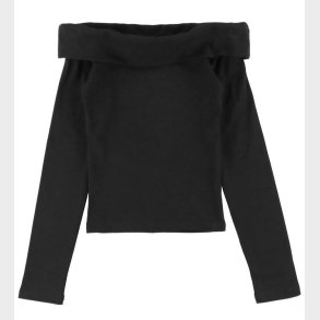 Grunt Bluse - Croped - GrTavi - Sort