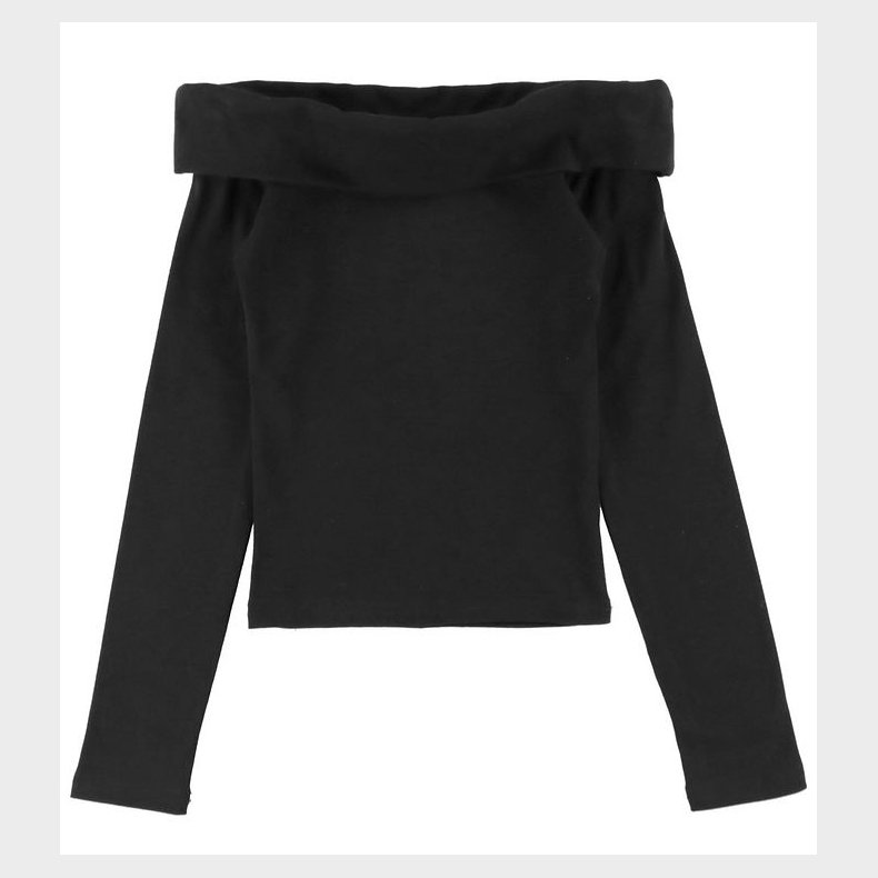 Grunt Bluse - Croped - GrTavi - Sort