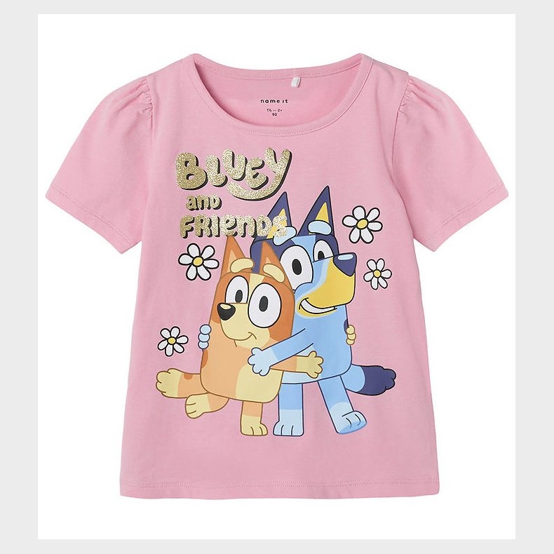 Name It Bluse - NmfFara Bluey - Pink Frosting