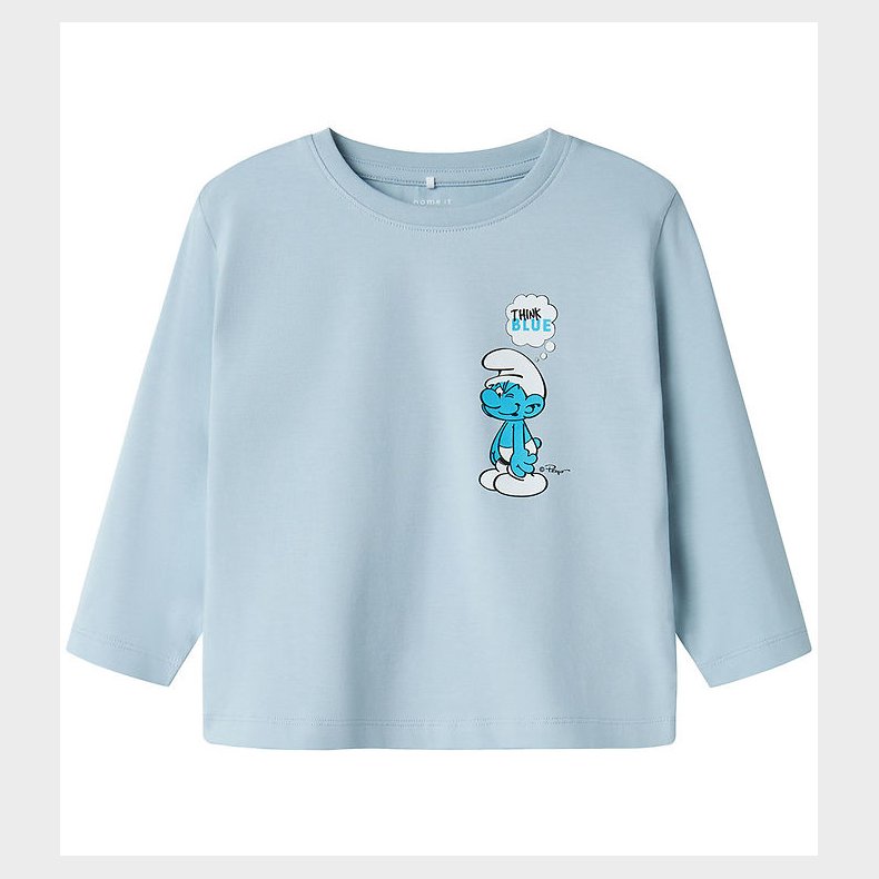 Name It Bluse - NmmFys - Celestial Blue m. Smlf