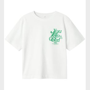 Name It T-shirt - NkfDabbo - Bright White m. Print