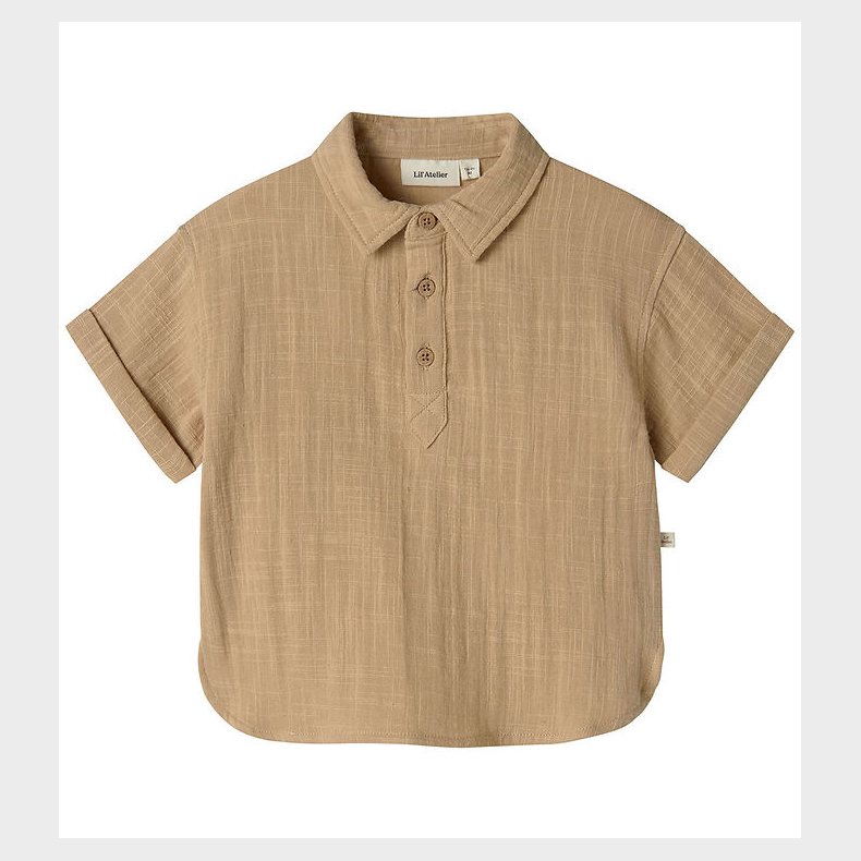 Lil Atelier Bluse - Musselin - Loose - NmmDawson - Taos Taupe