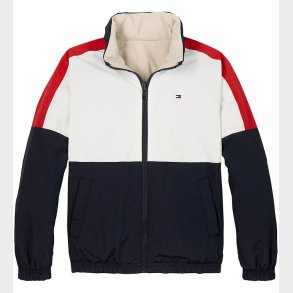 Tommy Hilfiger Jakke - Vendbar - Classic Beige/Rev Colourblock
